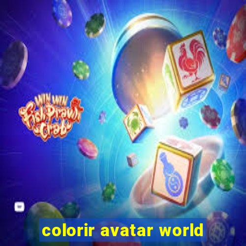 colorir avatar world